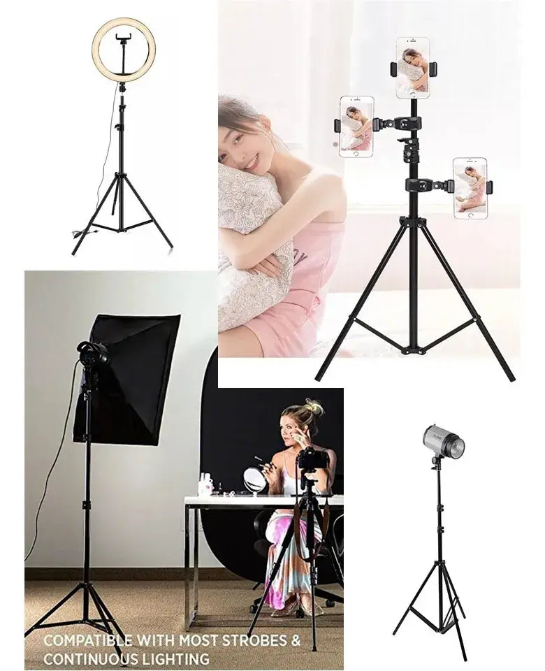 Trípode para Celular de 190 cm – Estabilidad y Versatilidad al Máximo